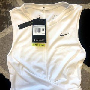 White Crop Top Nike